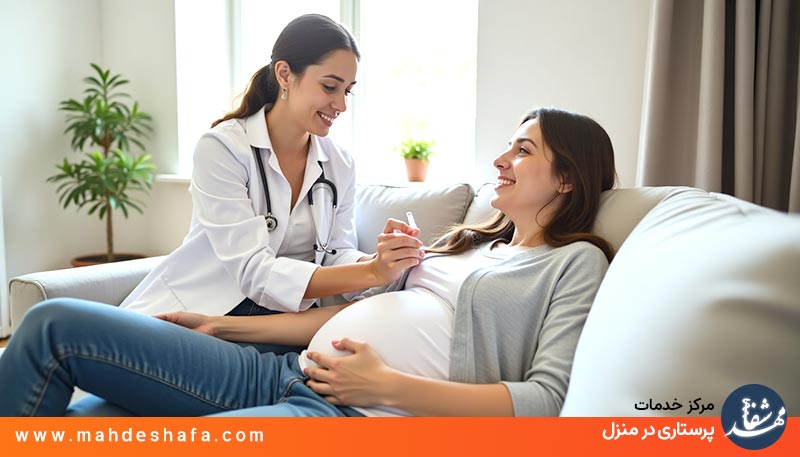 خانواده-در-حال-مشاوره-با-پزشک-درباره-آزمایش-خانگی-کودک